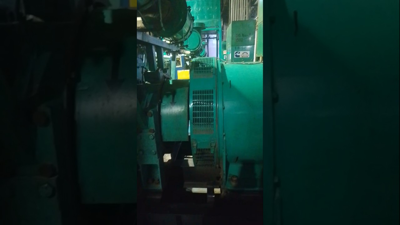 DG ranning condition 1500 kva live