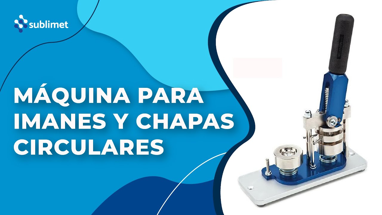 ¿Cómo hacer chapas con la máquina B-500 y B-700?