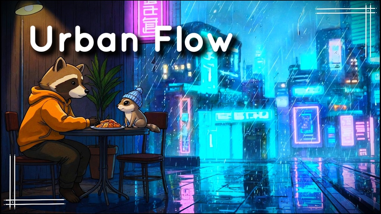 Cyberpunk Street Calm 🌃 | Cozy Lofi Hip Hop for Study & Chill