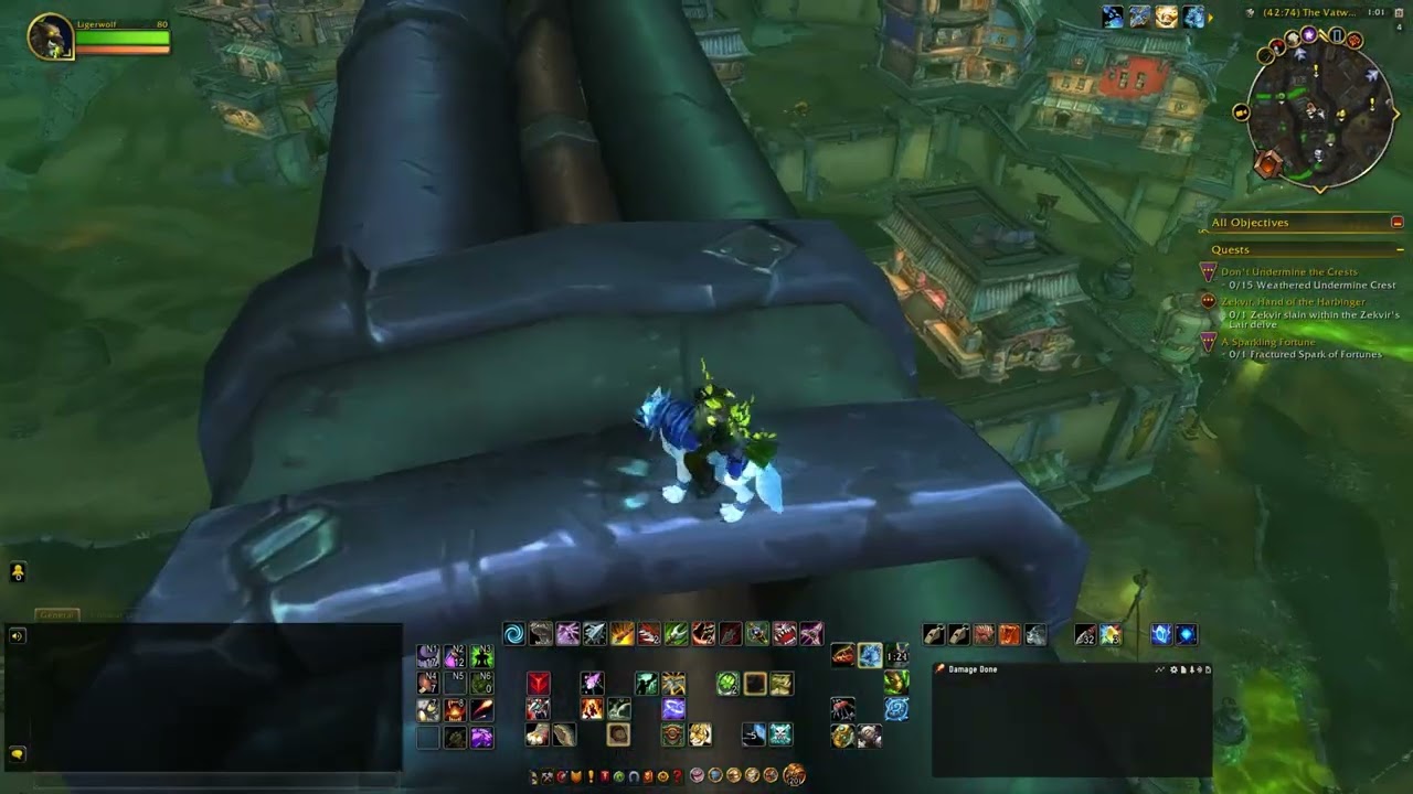 Taming with Liger: Radioactive Subject(Green Rat) No missile pack needed