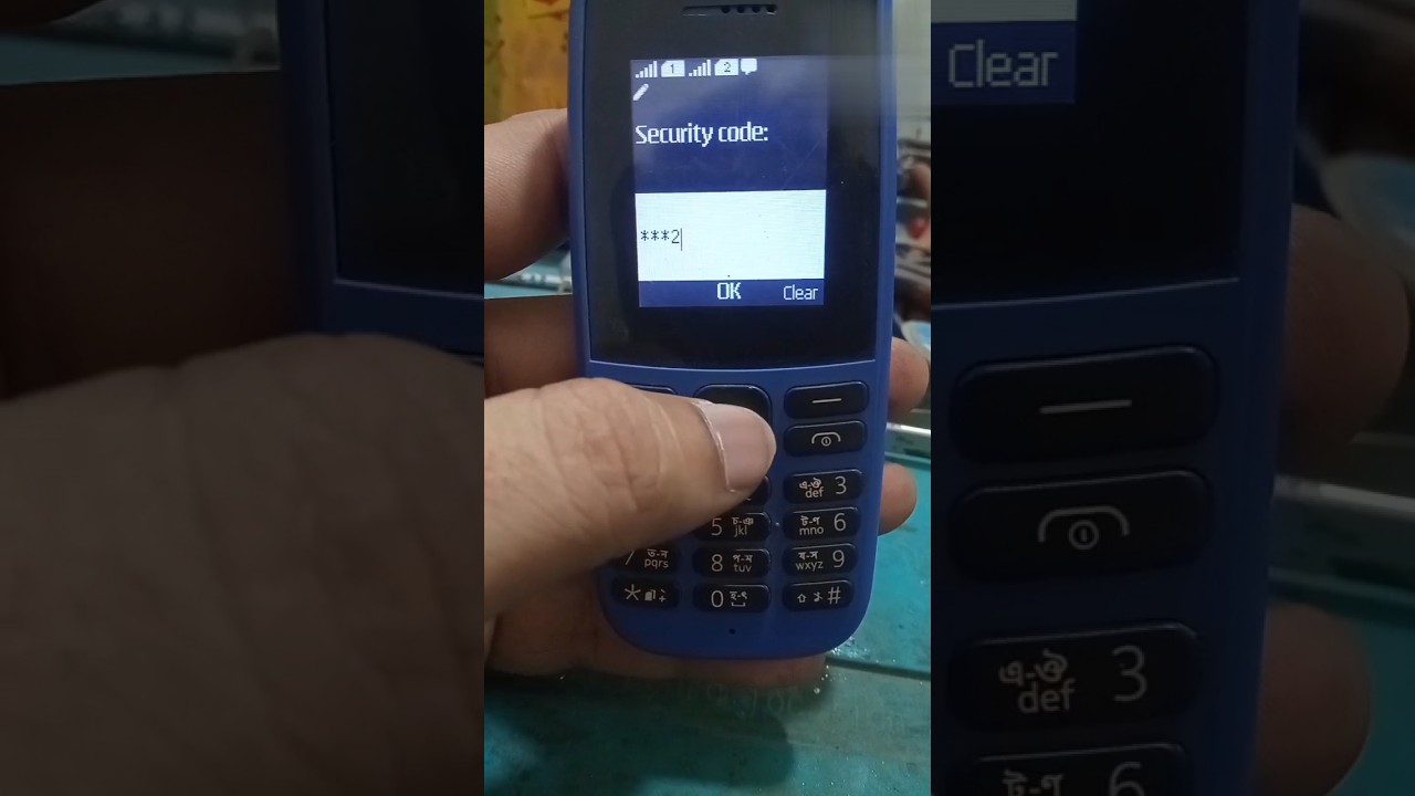 Nokia security code problem  | nokia security code #nokia #nokia_security #youtubeshort #shortvideo