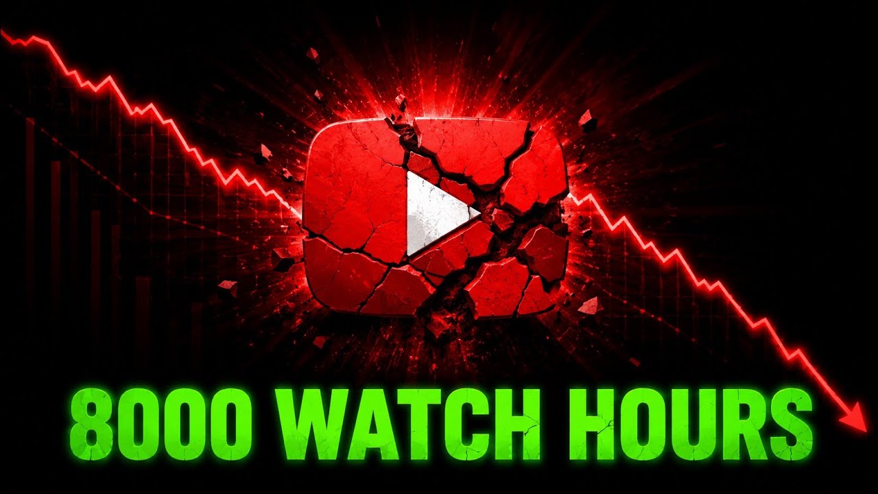 YouTube Just DOUBLED Monetization Requirements! (8000 Hours Explained)