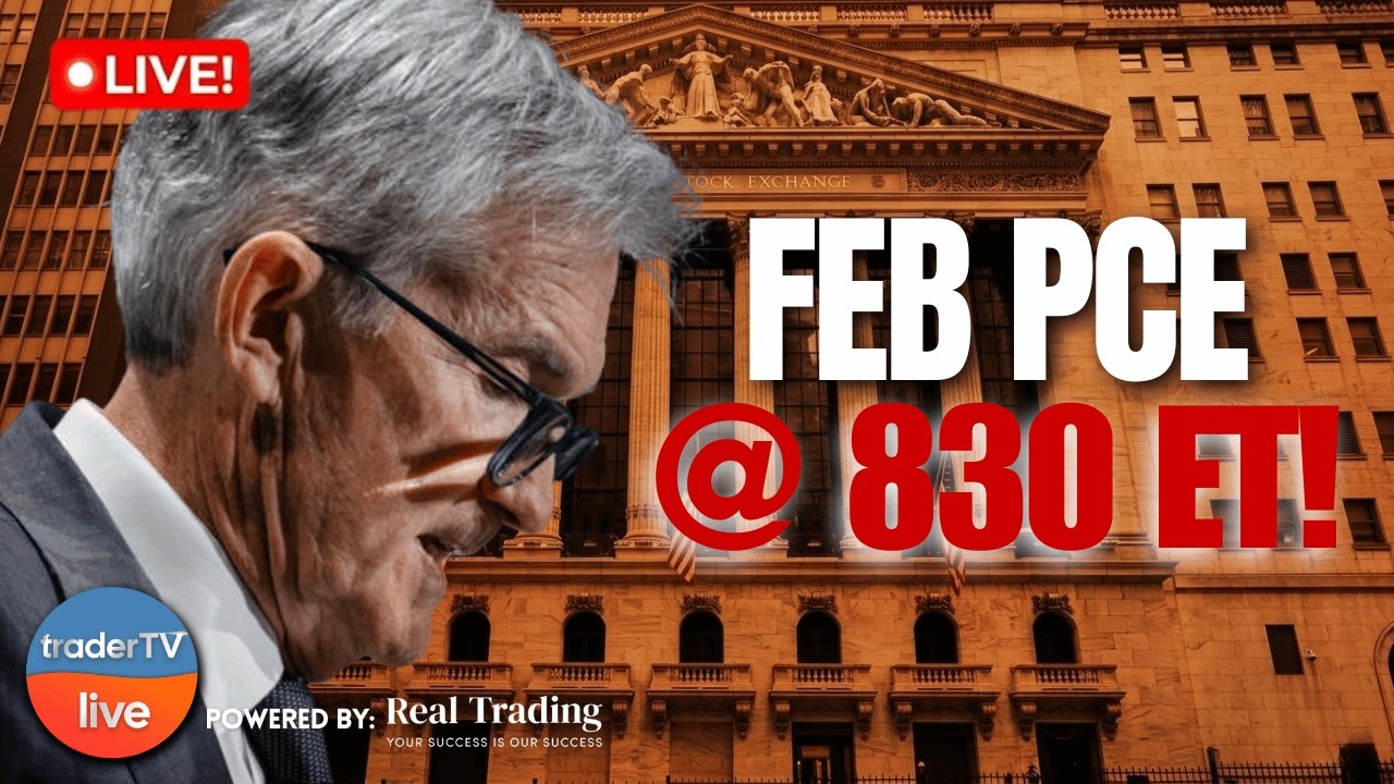 PCE Drops At 830 — Oil $100 on Hormuz, $SPY Tests Year Lows | Mar 13 LIVE