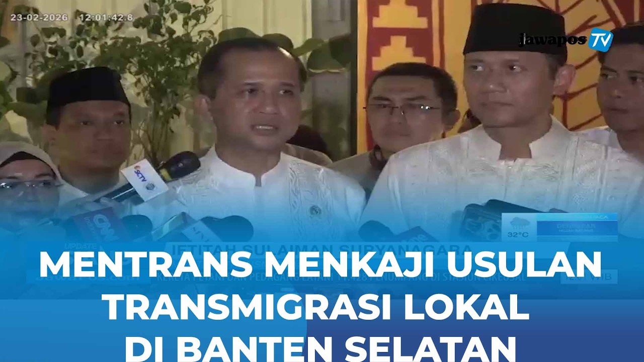Menteri Transmigrasi Tinjau Usulan Transmigrasi Lokal di Banten Selatan