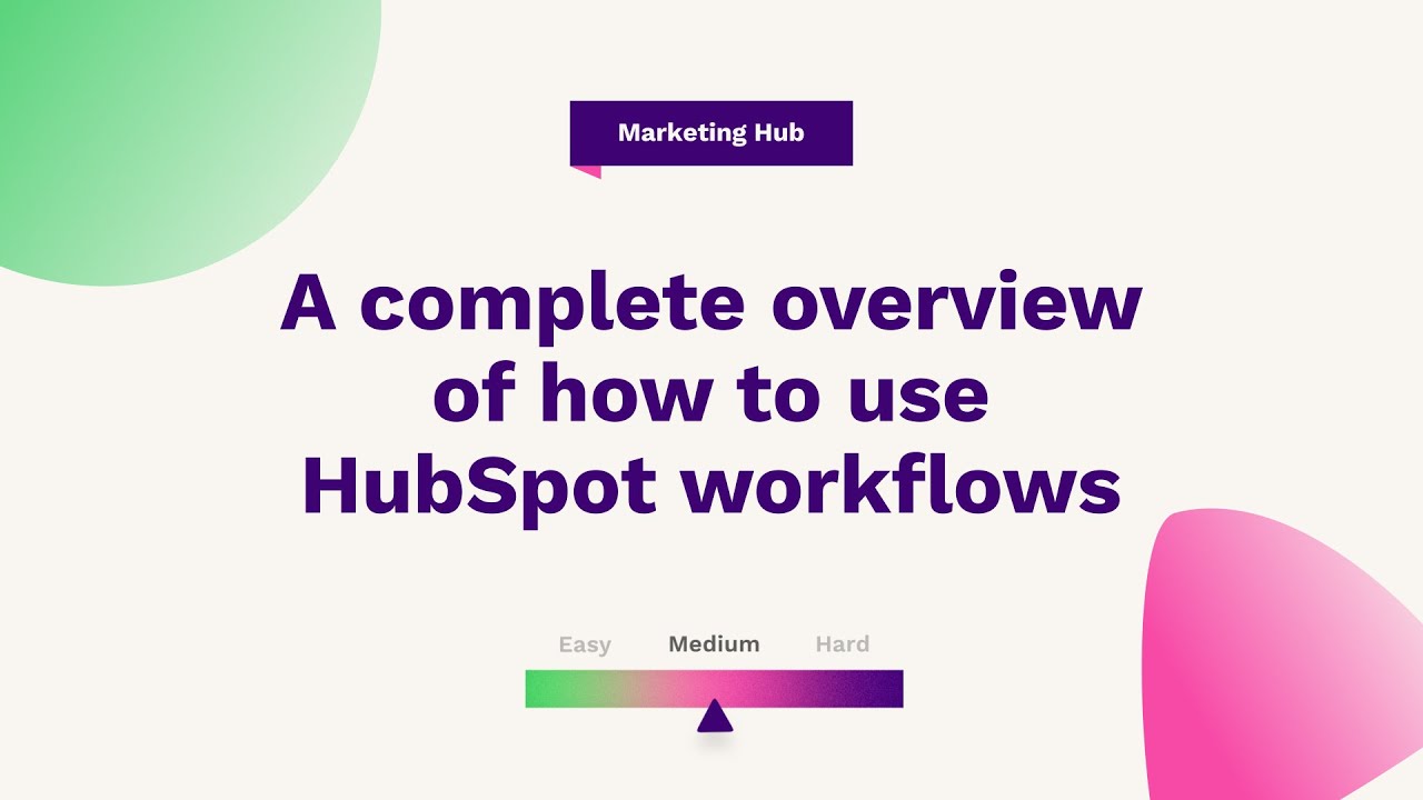 How to use HubSpot workflows | HubSpot Help