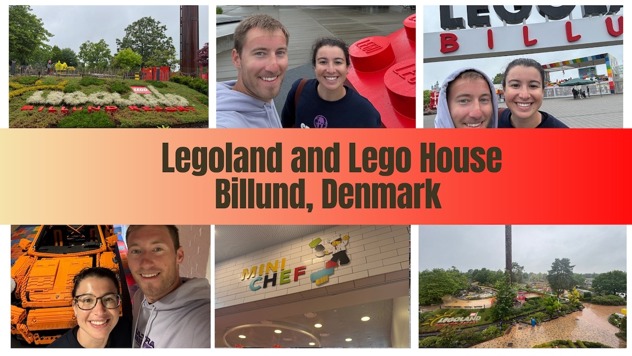 VISITING THE LEGO HQ AND ORIGINAL LEGOLAND IN BILLUND, DENMARK! | Meghan and Andrew