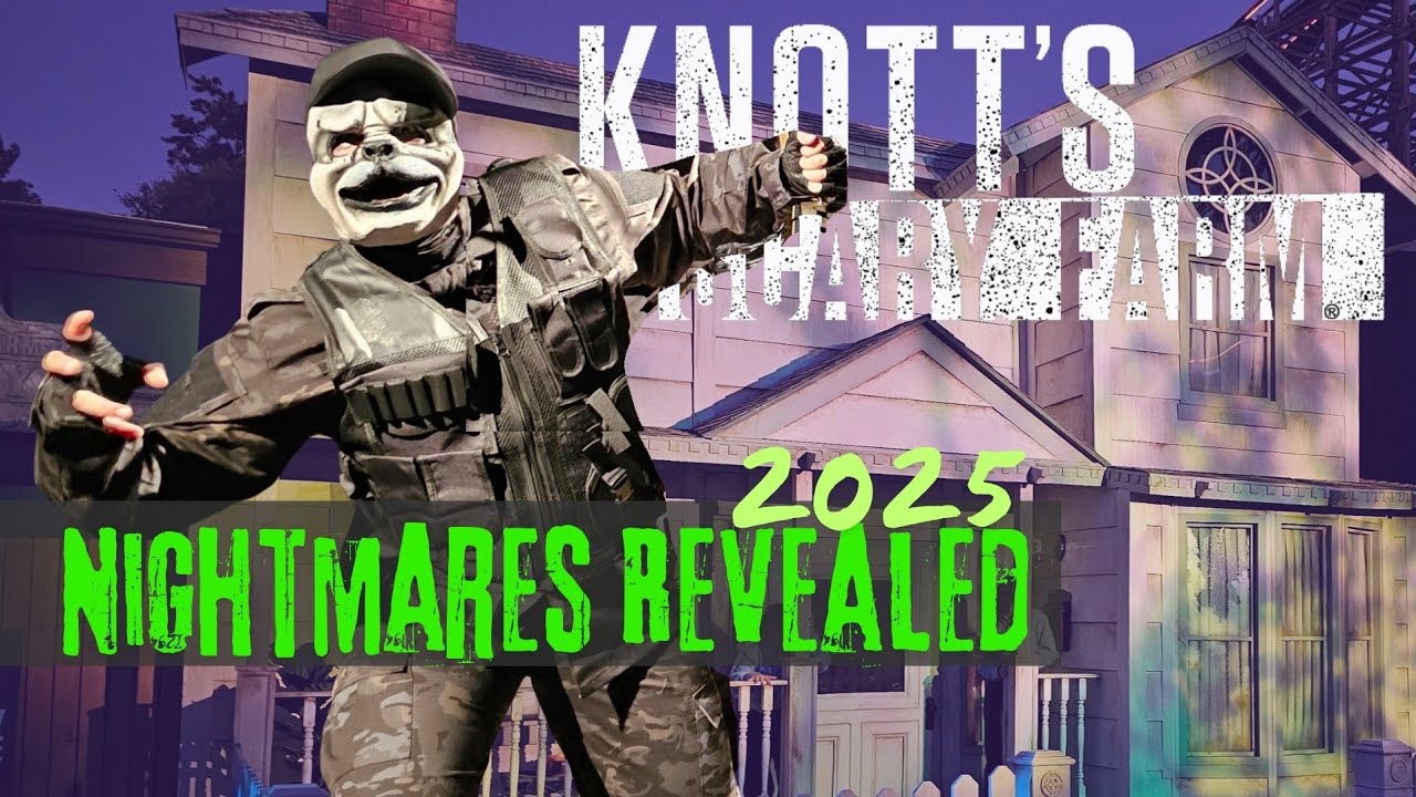 Knott's Scary Farm 2025 | Nightmares Revealed | New Mazes | Food | Merchandise