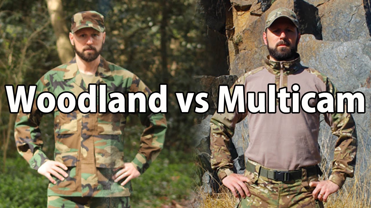 Woodland vs Multicam - Camo Test