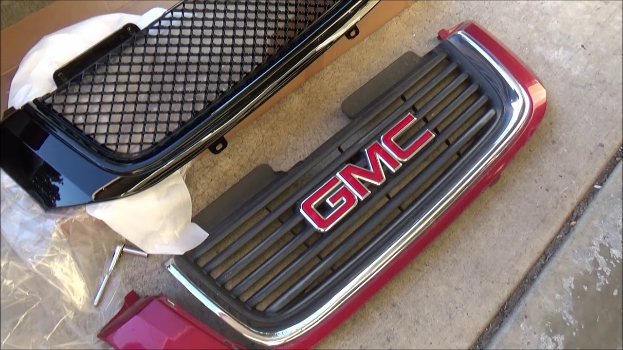 60sec GMC ENVOY EBAY GRILL SWAP
