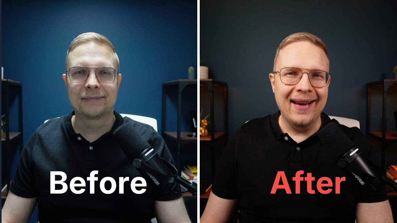 How to set up simple lighting for educational videos