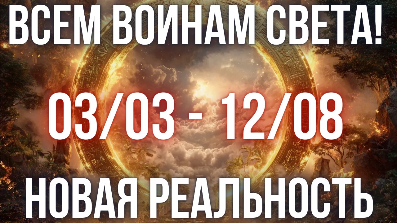 СРОЧНО! Финальный Коридор затмений 03.03–12.08: новая временная линия
