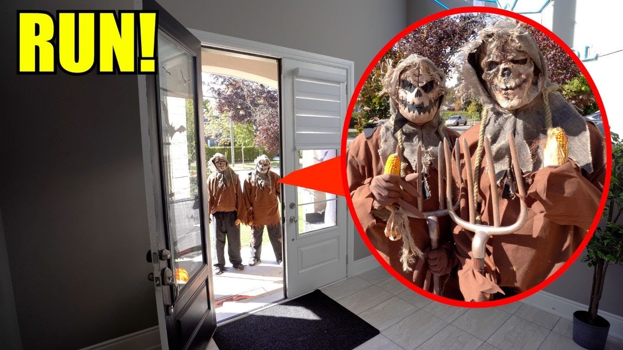 If you see these scarecrows standing Infront of your house. Hide and get help FAST! (They are alive)