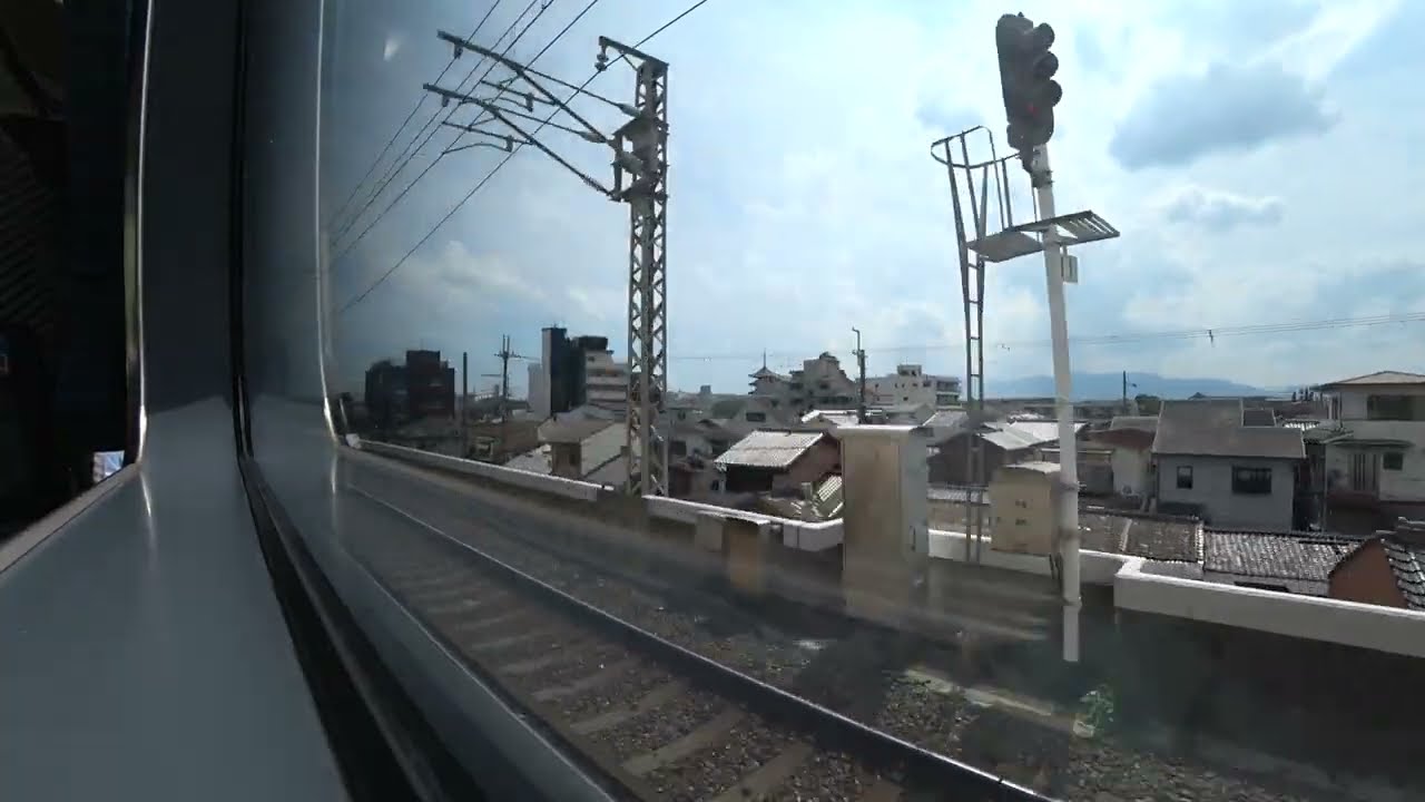 近鉄京都 近鉄線 近鉄電車 京都駅 奈良駅 大和西大寺駅 特急 車窓 右側 2024年7月3日（水）