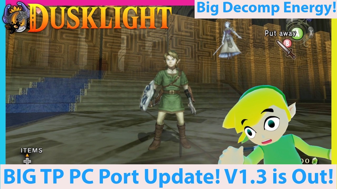 BIG Twilight Princess PC Port Updates! Dusklight Gets BETTER with V1.3