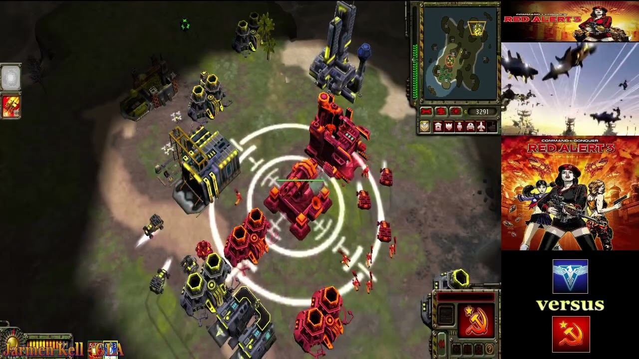 Command and Conquer Red Alert 3 - 049 (Gameplay 1 on 1 against brutal AI)
