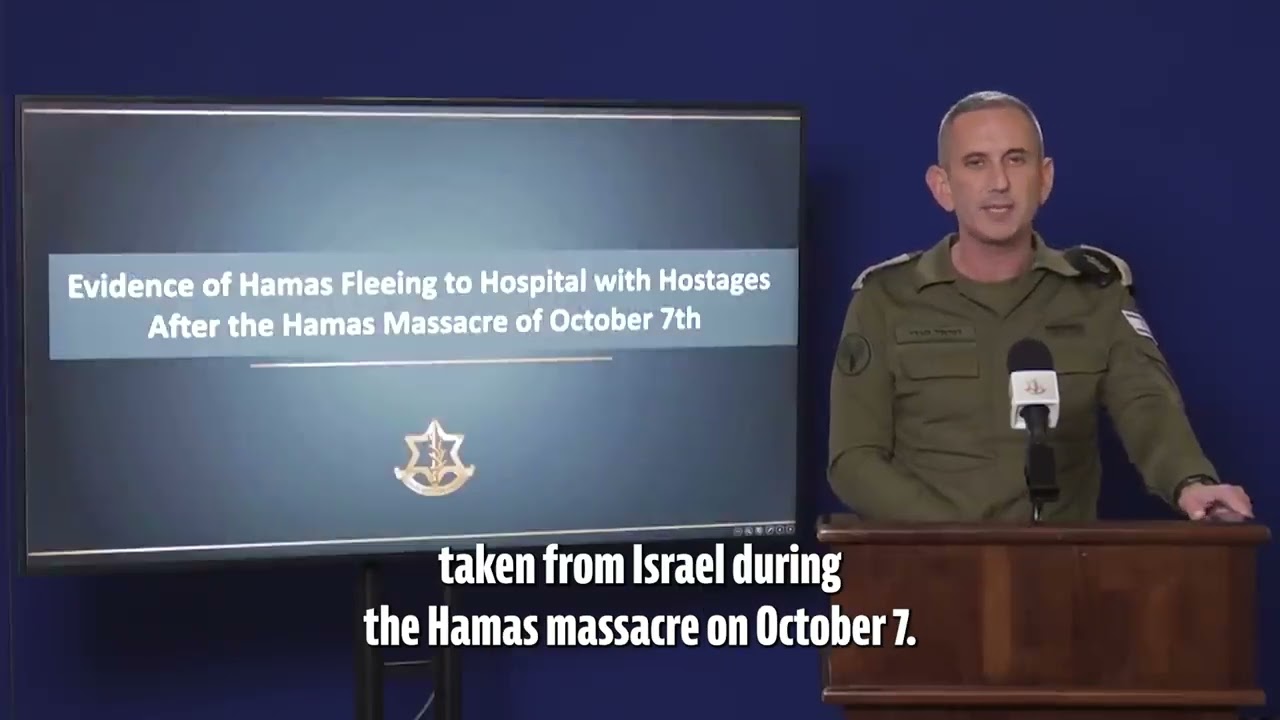 IDF Spokesperson RAdm. Daniel Hagari Speaks on Hostage Rescue Efforts