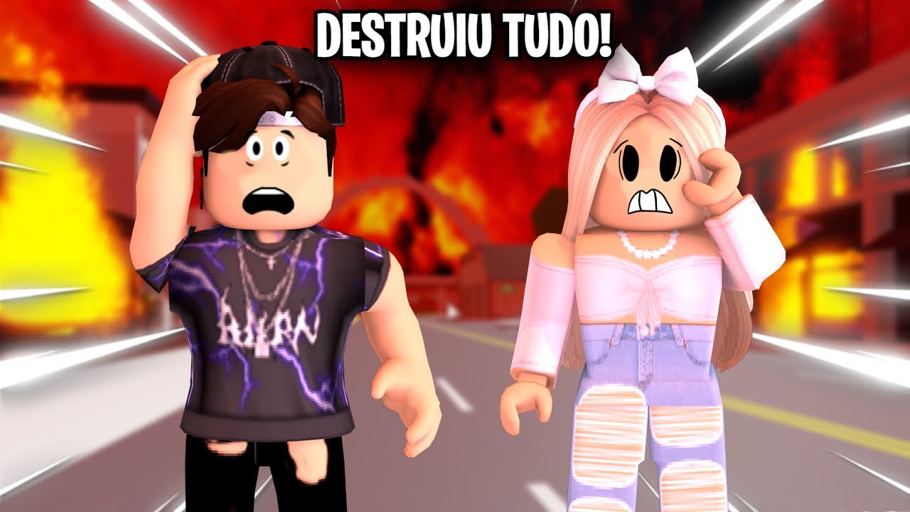UM MÍSSEL DESTRUIU O BROOKHAVEN RP! 😱 - Roblox