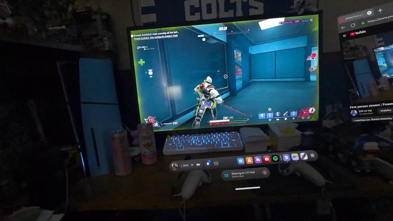First person stream | Powered by LIV