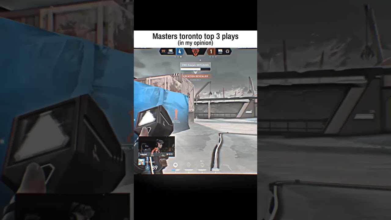 VCT Masters Toronto Best 3 Plays #valorant #valorantclips #valrantindia #gaming #vct #riotgames