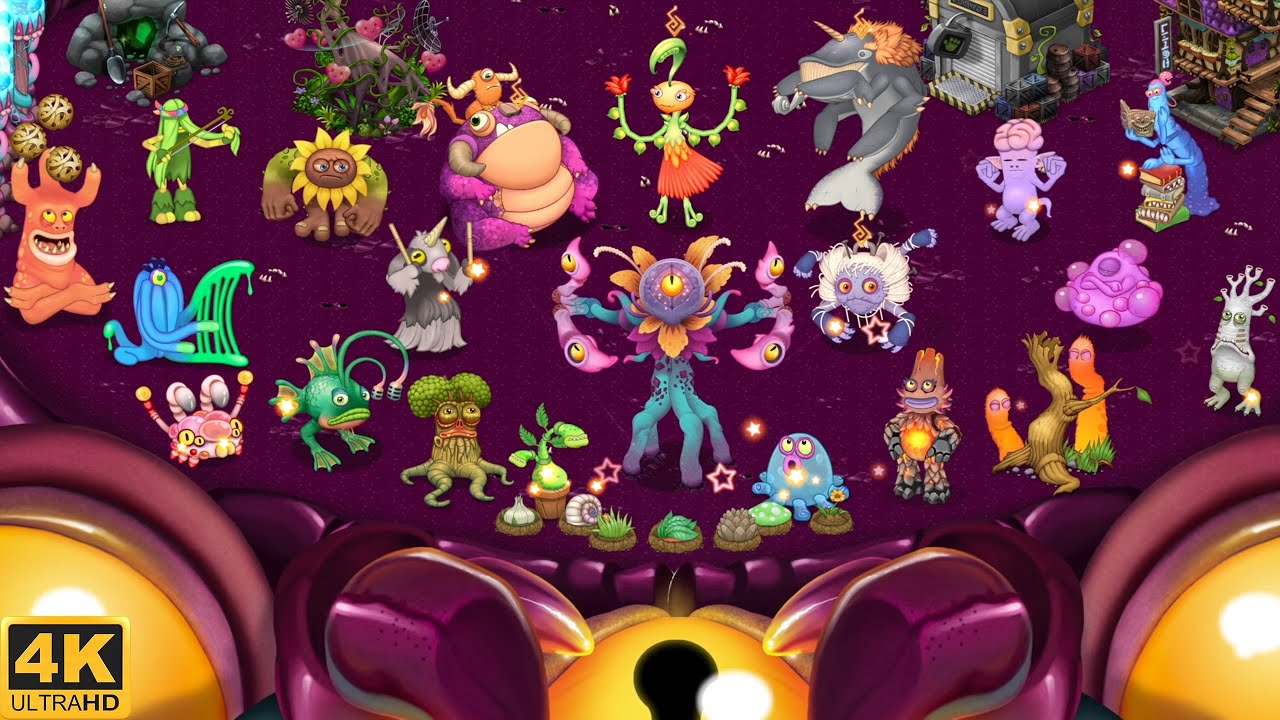 Psychic Island - Full Song and new island animation with Cruv'laaphtian Crocus 4k