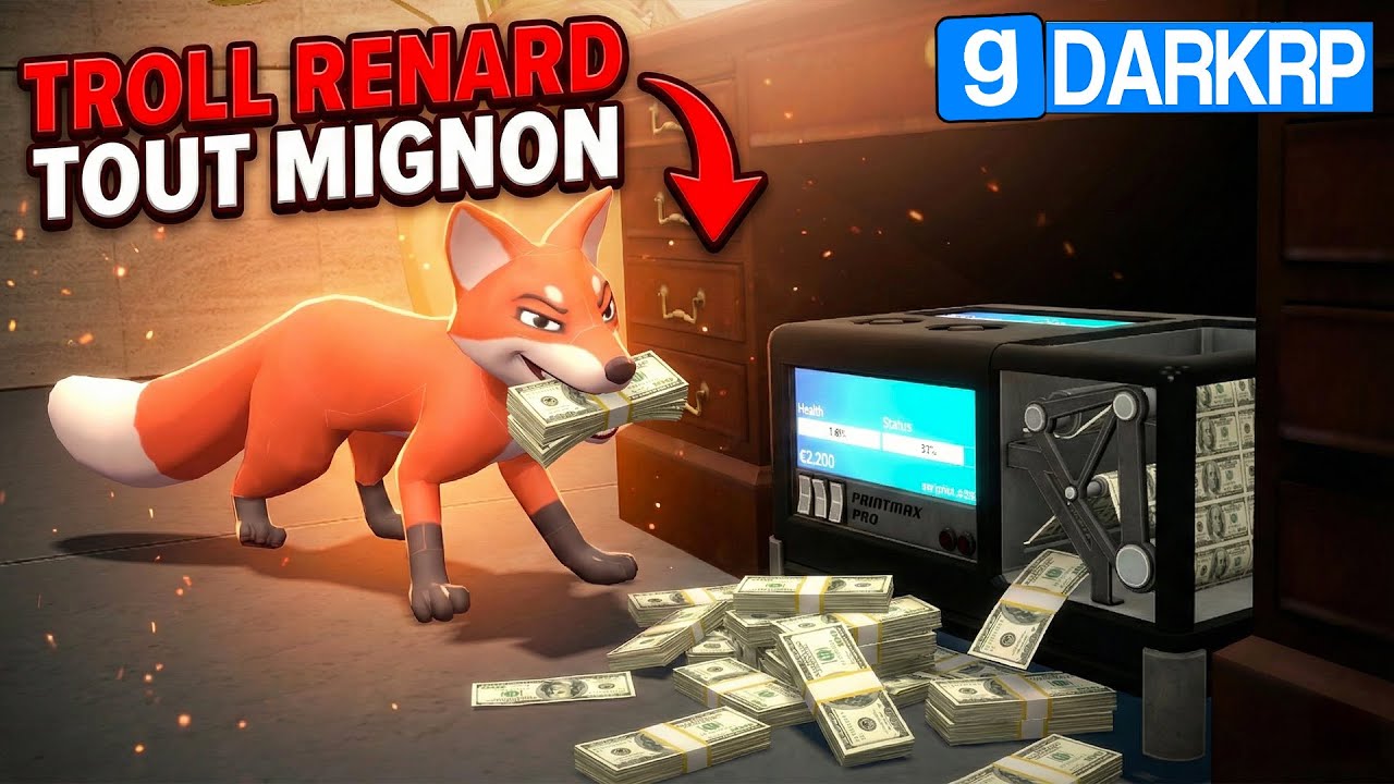 TROLL DES JOUEURS EN RENARD sur GMOD RP ! (askip mignon !)