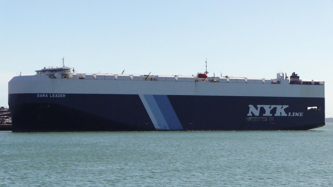 SARA LEADER NYK LINE VEHICLES CARRIER SOUTHAMPTON OUTBOUND 27/09/20