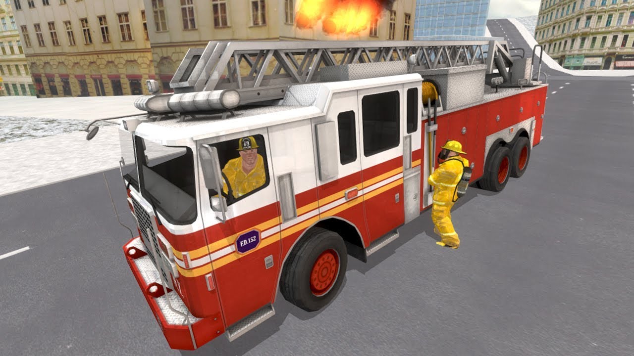 Fire Truck Driving Simulator (by Gumdrop Games) Android Gameplay [HD]