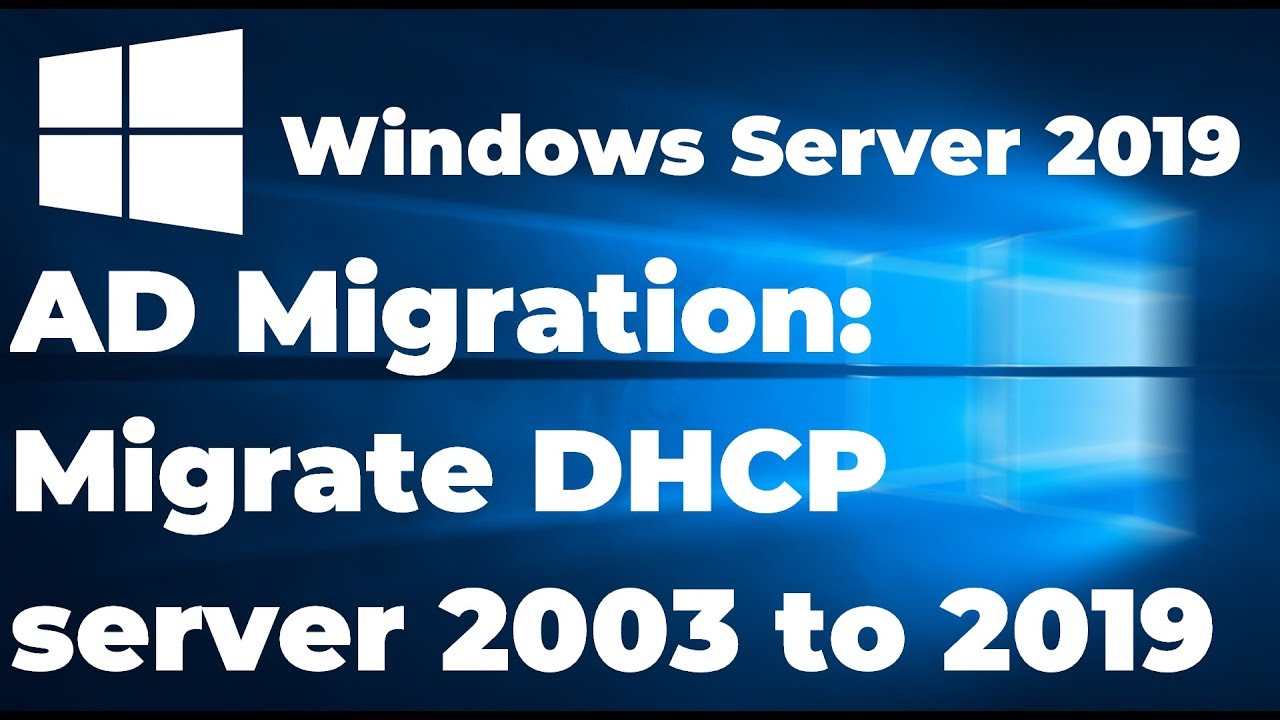Часть 5. Миграция DHCP с сервера 2003 на сервер 2019.