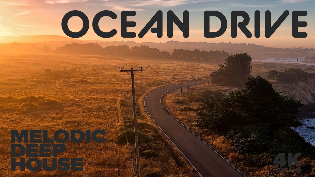 Pacific Coast Highway Ocean Therapy | Northern California Coastal Drive | Melodic Chill for Your TV