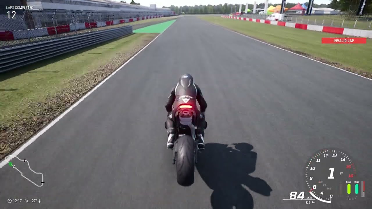 Day 11 - RIDE 4 Actually enjoying a sport bike (Honda CBR 600)