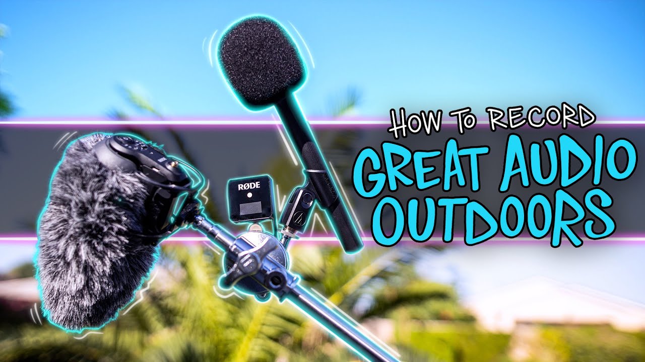 How to Easily Record GREAT Audio Outdoors!