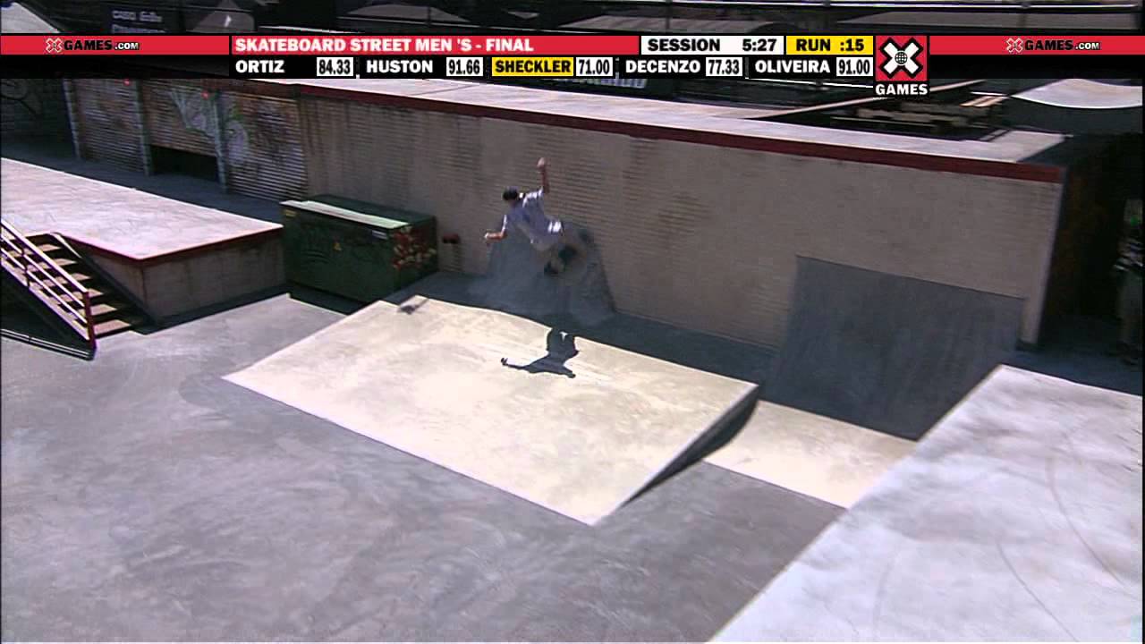 X Games 17: Ryan Sheckler takes Bronze in Men's Skateboard Street Final