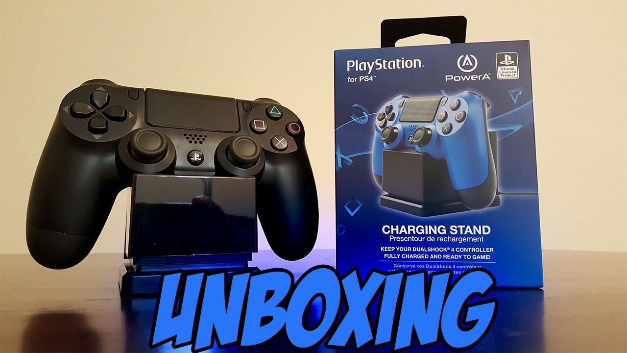PowerA Charging Stand for Sony PS4 Dual Shock 4 Controller Unboxing
