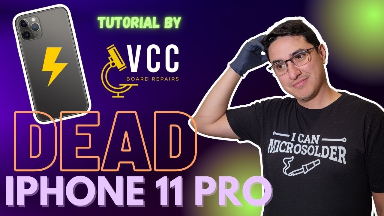 iPhone 11 Pro не включается. Как найти короткое замыкание. Ремонт материнской платы.