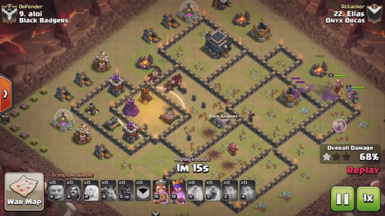 Clash of Clans TH9 HGHB 3 STAR ATTACK