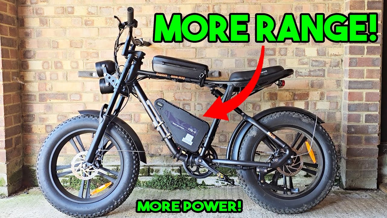 HOW TO UPGRADE THE RANGE OF YOUR ENGWE M20 FAT EBIKE!!!