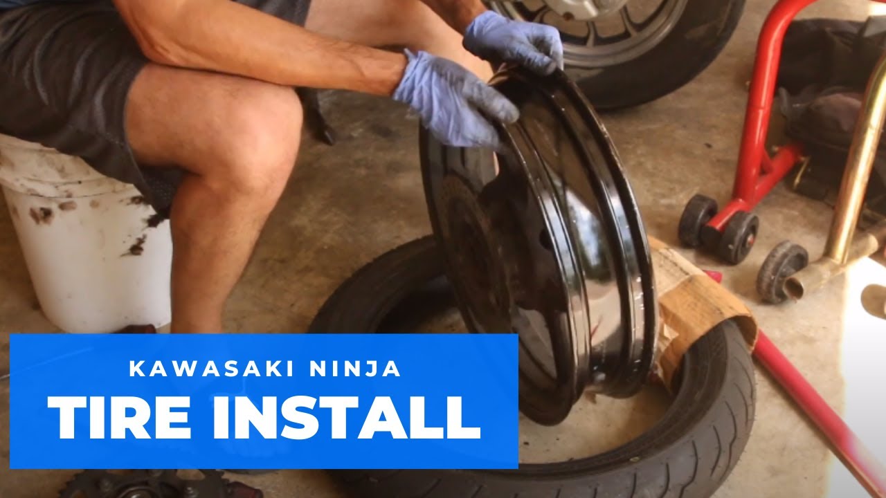 How to change a tire on a Ninja 250