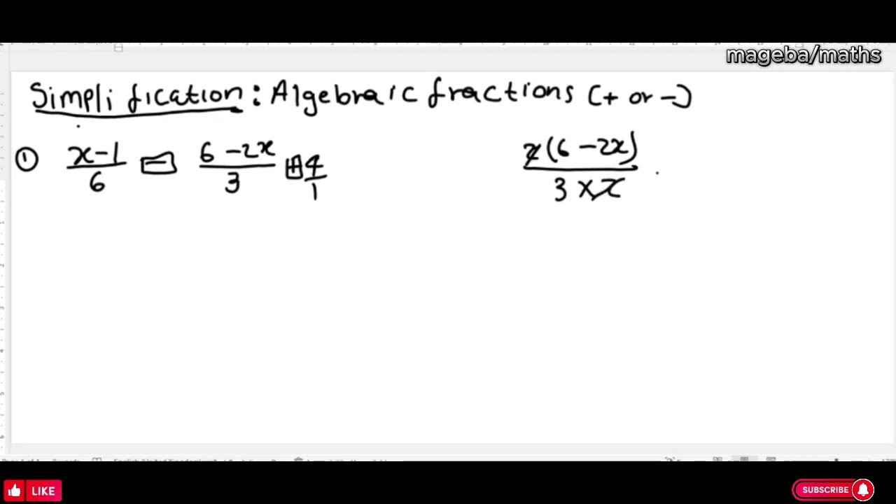 How to Break Down Expressions with Denominator Factorization | Grade 10