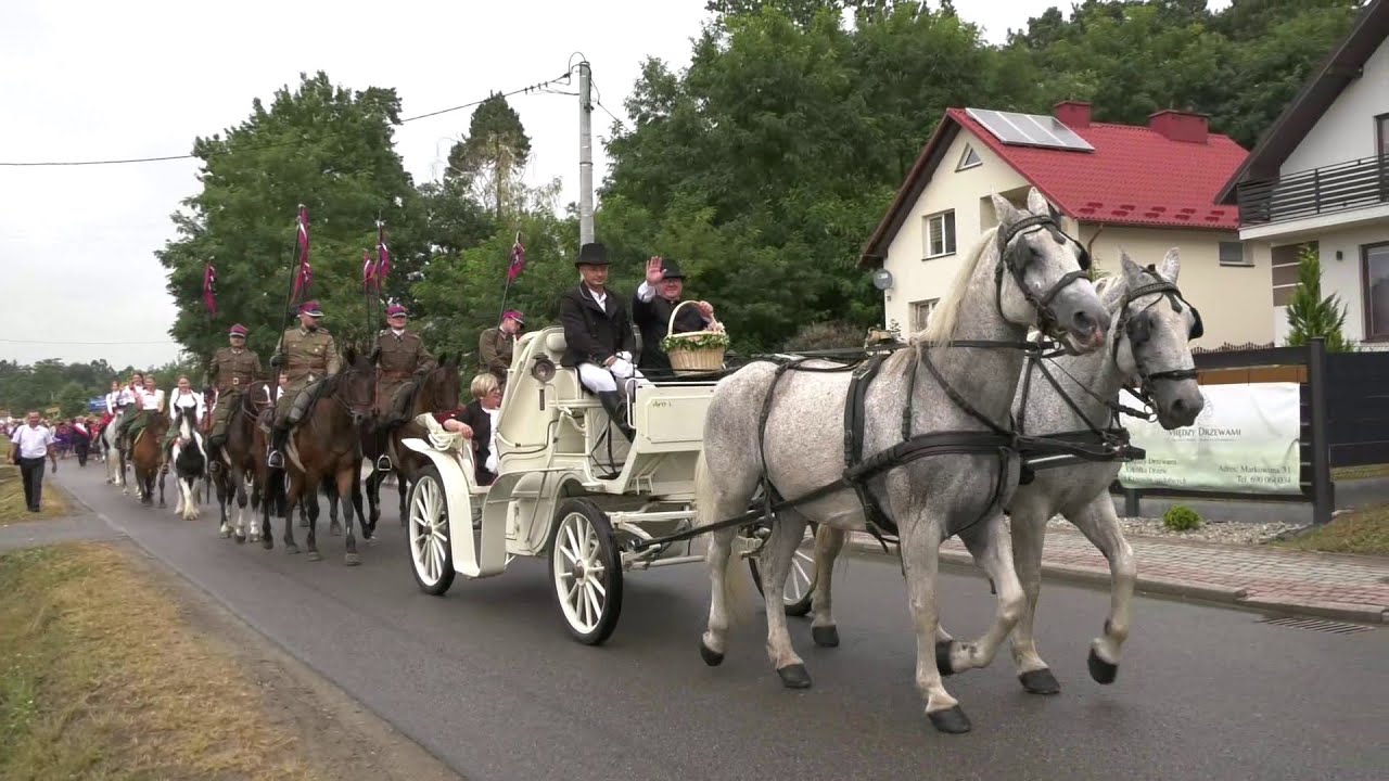 Dożynki w Górnie 2025 - Przekazanie Chleba i Uroczysty Przemarsz na Stadion
