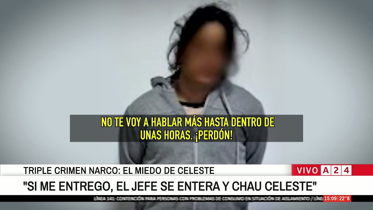 📢 TRIPLE CRIMEN NARCO:  ¿QUÉ PAPEL CUMPLIÓ CELESTE?