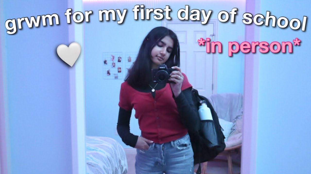 first day of in-person school grwm 2021! | 7th grade full time