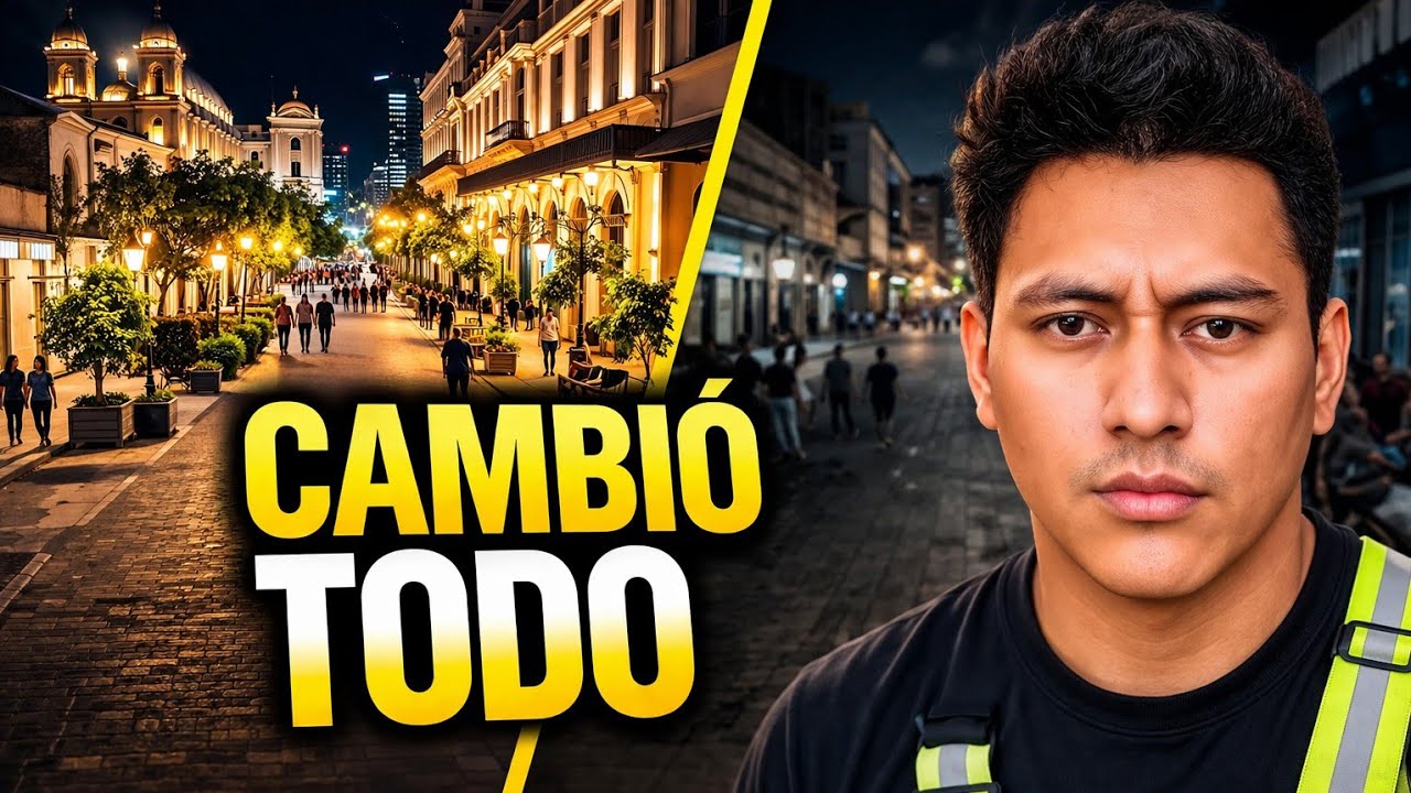 Así está el Centro Histórico de San Salvador de noche (2026)