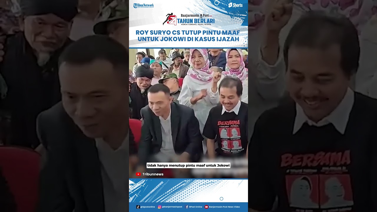 Roy Suryo Tutup Minta Maaf Untuk Jokowi di Kasus Ijazah Palsu: Enggak akan!
