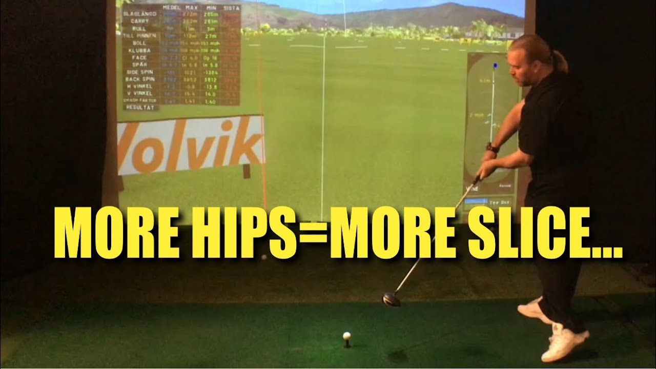 More hips = More slice...                Golftip with Marcus Edblad