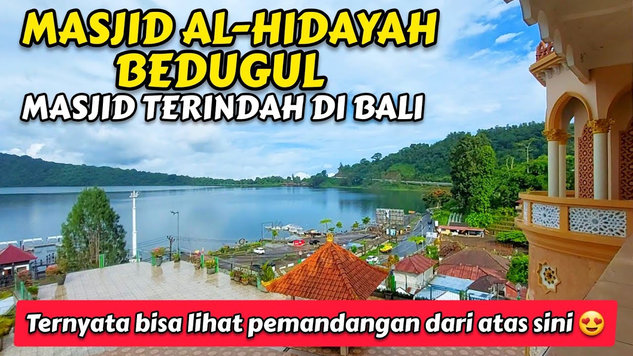 CUMA DI BEDUGUL BALI! MASJID TAPI PEMANDANGAN BERKELAS SEPERTI VIEW HOTEL!! 😍❤