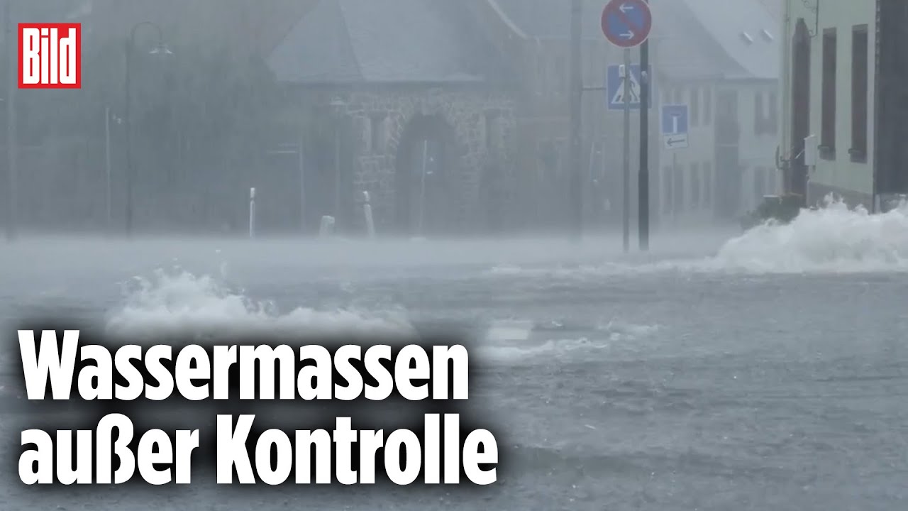 SACHSEN: Unwetter mit Starkregen sorgen f&uuml;r &Uuml;berschwemmungen