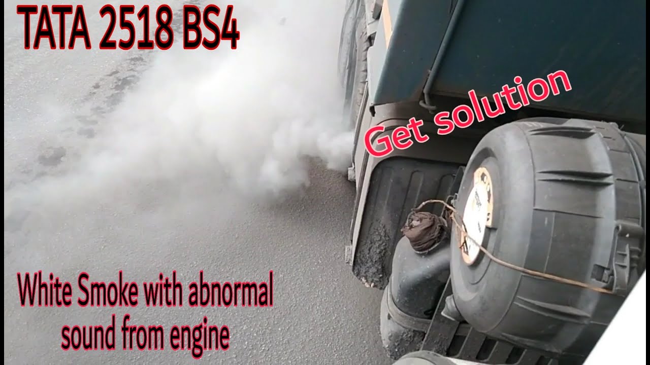 BS4 White smoke with abnormal sound from CRDI engine