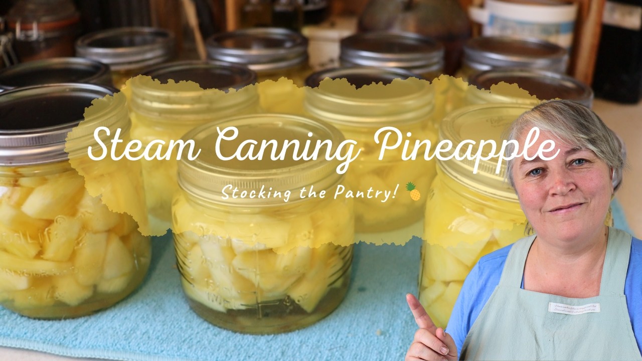 I'm Sorry, I had to Stop Filming - Canning Pineapple