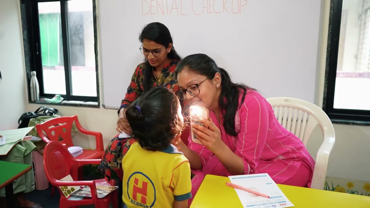 Giggles & Grins Dental Checkup | New Hebron Preschool
