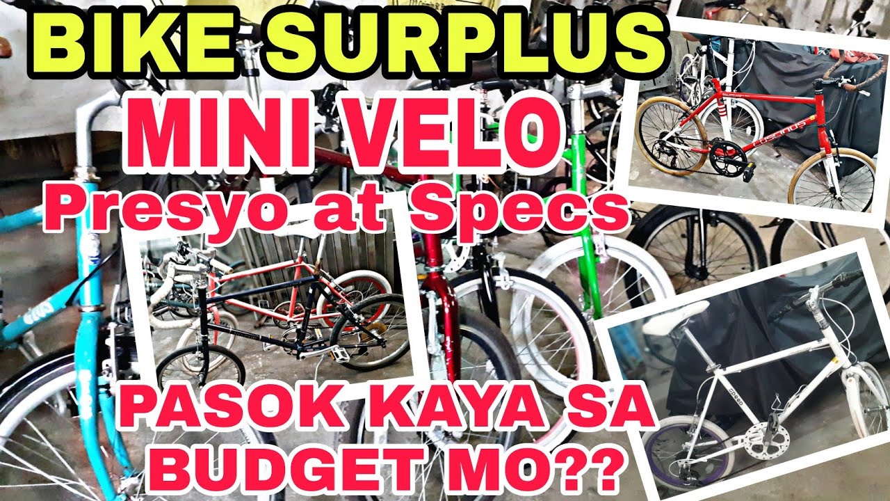 PRESYOHAN AT SPECS NG MGA MINI VELO BIKE